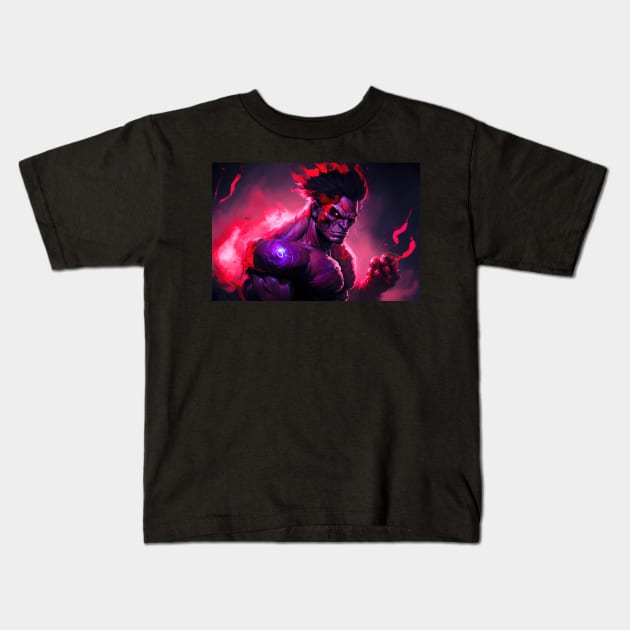 I AM AKUMA! Kids T-Shirt by JoeBurgett